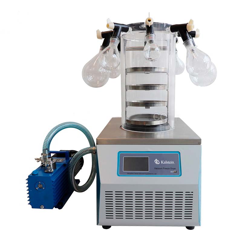 What technology does a lab freeze-drier use?
