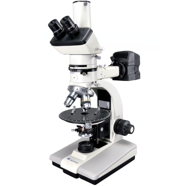 What kind of lighting is used in optical microscopes?